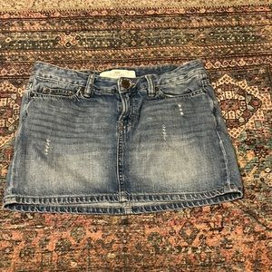 H&M denim mini skirt size 6